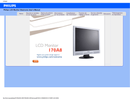 Philips 170A8FS Manuel utilisateur