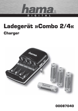 Hama 00087040 Set - "Combo" 2/4 Charger and 4 AA (Mignon-HR6) 2600 mAh Batteries Manuel utilisateur