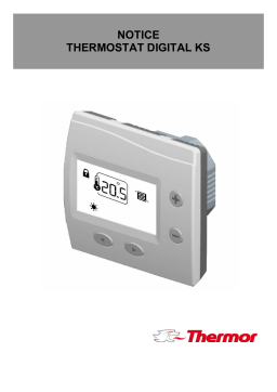 THERMOR THERMOSTAT DIGITAL KS Manuel utilisateur