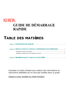 Xerox 6110 Phaser Guide d'installation