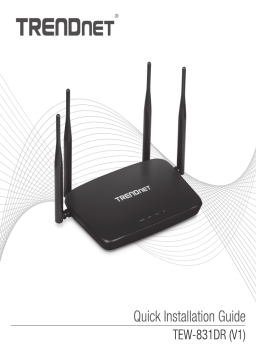 Trendnet TEW-831DR AC1200 Dual Band WiFi Router Manuel utilisateur