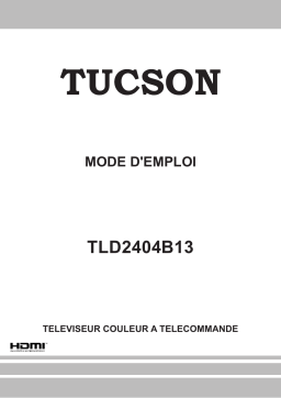 Tucson TLD2404B13 Téléviseur LCD Manuel utilisateur