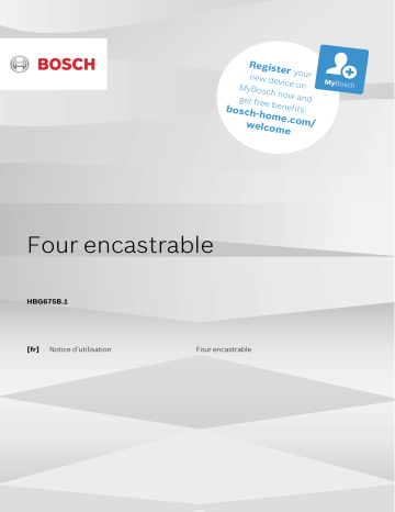 Manuel du propriétaire | Bosch HBG655NS1 Manuel utilisateur | Fixfr