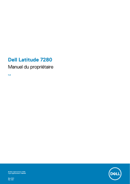 Dell Latitude 7280 laptop Manuel du propriétaire