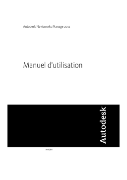 Autodesk Navisworks Manage 2012 Manuel utilisateur