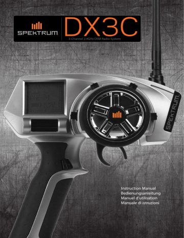 Spektrum DX3C DSM 3-Channel Surface Radio Manuel utilisateur | Fixfr