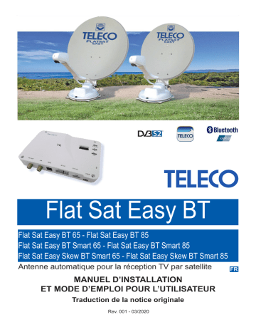 Teleco Flatsat Easy BT Manuel utilisateur | Fixfr