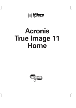 ACRONIS True Image 11 Manuel utilisateur