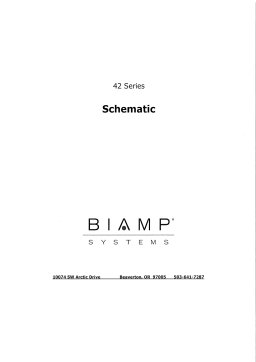 Biamp 42 SERIES Manuel utilisateur