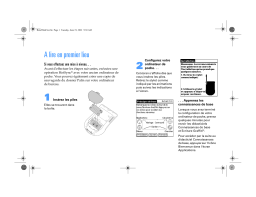 Palm M125 Manuel utilisateur