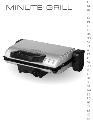 Manuel du propriétaire | Tefal MINUTE GRILL Manuel utilisateur | Fixfr