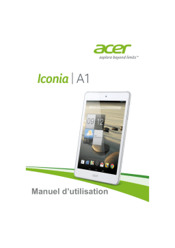 Acer Iconia A1-830 Manuel utilisateur