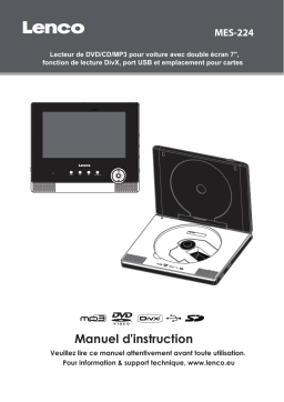 Lenco MES-224 Manuel utilisateur