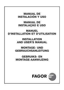 Fagor INTEGRAC Manuel utilisateur