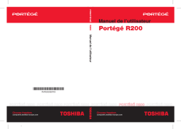 Toshiba PROTEGE R200 Manuel utilisateur