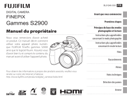 Fujifilm S2980 Manuel utilisateur