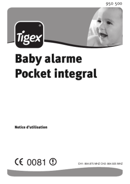 Tigex BABY ALARME POCKET INTEGRAL Manuel utilisateur