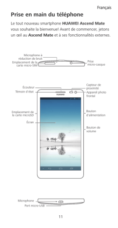 Mode d'emploi | Huawei Ascend Mate Manuel utilisateur | Fixfr