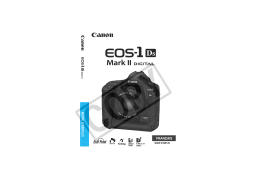 Canon EOS 1Ds Mark II Manuel utilisateur