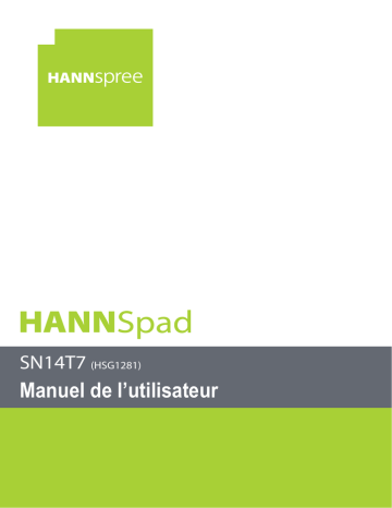 SN-14T71 | Mode d'emploi | Hannspree HannsPad SN14T71 Manuel utilisateur | Fixfr