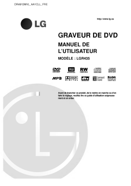 LG DR4912MVL Manuel du propriétaire