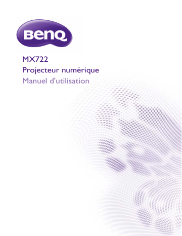 Manuel du propriétaire | BenQ MX764 Manuel utilisateur | Fixfr