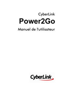 CyberLink Power2Go 10 Manuel utilisateur