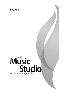 Sony Acid Music Studio 7 Manuel utilisateur