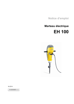 Wacker Neuson EH 100/230 28x160 Electric Breaker Manuel utilisateur