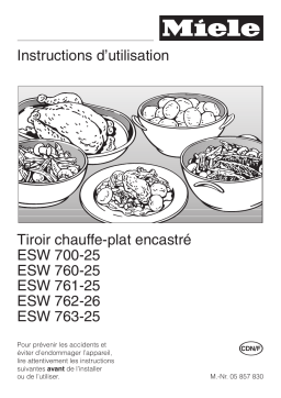 Miele ESW 761-25 Manuel utilisateur