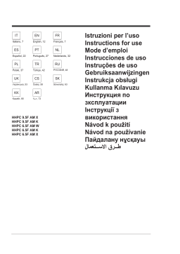 Hotpoint HHBS9.5FAMXHIBS9.7FLBX Manuel utilisateur
