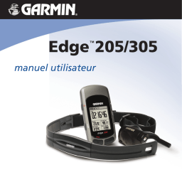 Garmin Edge 305 Manuel utilisateur