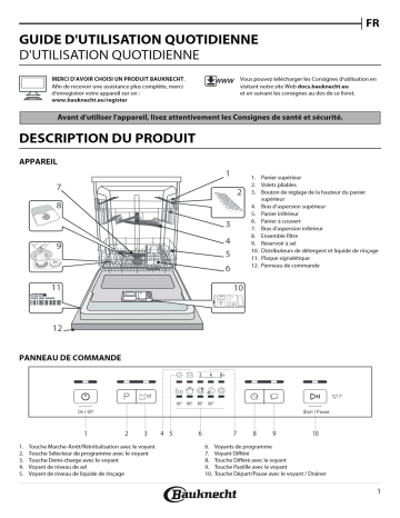 Manuel du propriétaire | Bauknecht GSF 4751 Manuel utilisateur | Fixfr