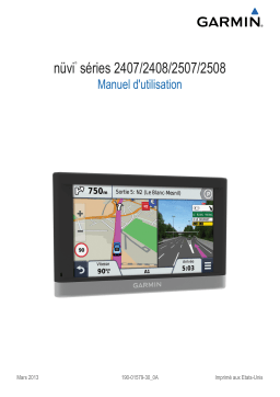 Garmin NUVI 2597 LM Manuel utilisateur