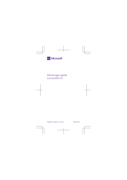 Microsoft Lumia 640 Manuel utilisateur