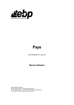 EBP Paye v17 Manuel utilisateur