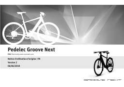 Kalkhoff Pedelec Groove Next Manuel utilisateur