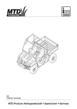 MTD 4X4 / 4X2 Manuel utilisateur