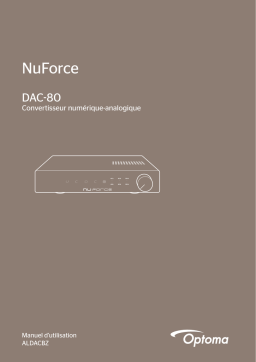 NuForce DAC-80 Manuel du propriétaire