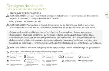 Manuel du propriétaire | iRobot Roomba e Series Manuel utilisateur | Fixfr