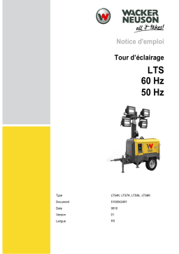 Wacker Neuson LTS4K Light Tower Manuel utilisateur