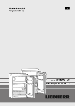 Liebherr T 1414 Manuel utilisateur