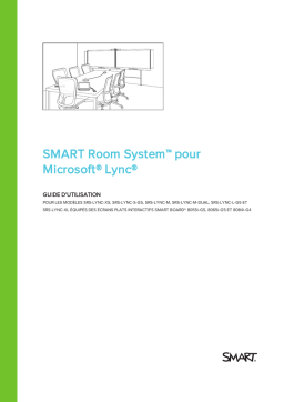 SMART Technologies SRS-LYNC-M-DUAL-G5 (two 8055i-G5) Manuel utilisateur