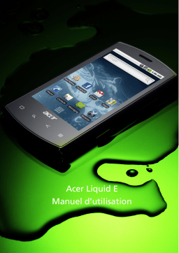 Acer Liquid E S100 Manuel utilisateur