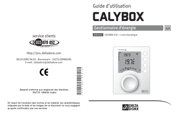 Manuel du propriétaire | DELTA DORE CALYBOX 210 Manuel utilisateur | Fixfr