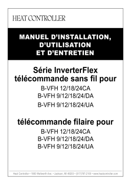 Century B-VFH24CA-1 CEILING CASSETTE HP 24K 230V Manuel du propriétaire