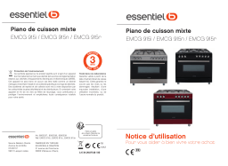 ESSENTIELB ECG 502BECG 502I Manuel utilisateur