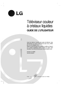 LG RZ-17LZ20 Manuel du propriétaire