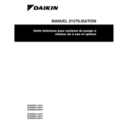 Daikin EKHBRD014ABV1 Manuel utilisateur