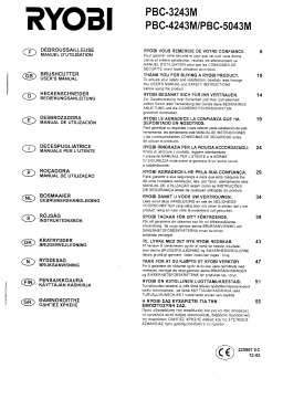 Ryobi PBC-3243M Manuel utilisateur